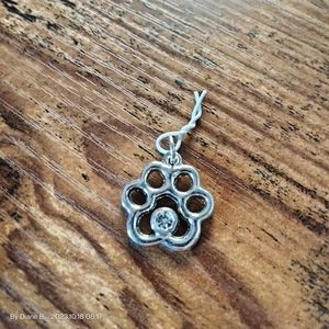 Silver Dog Paw Pendant